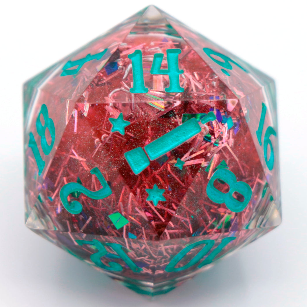 Party Time (liquid core) - 27mm Chonk d20