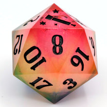 Load image into Gallery viewer, Pride (liquid core) - 27mm Chonk d20
