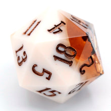 Load image into Gallery viewer, Roasted Marshmallows - 23mm Oversized d20
