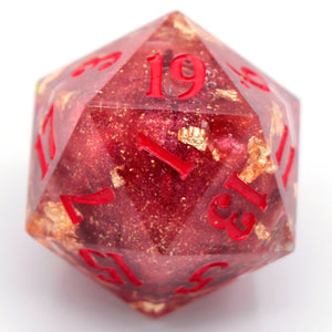 Royal Blood (liquid core) - 27mm Chonk d20