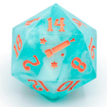 Load image into Gallery viewer, Seafoam  - 23mm Oversized d20
