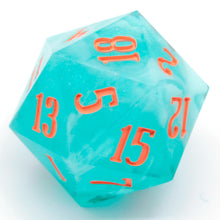 Load image into Gallery viewer, Seafoam  - 23mm Oversized d20
