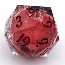 Load image into Gallery viewer, Sharingan (liquid core) - 23mm Oversized d20
