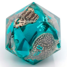 Load image into Gallery viewer, Sharks! - 60mm d20
