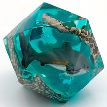 Load image into Gallery viewer, Sharks! - 60mm d20
