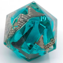 Load image into Gallery viewer, Sharks! - 60mm d20
