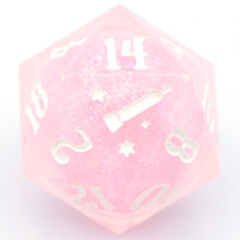 Load image into Gallery viewer, Soft Pink (liquid core) - 23mm Oversized d20
