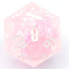Load image into Gallery viewer, Soft Pink (liquid core) - 23mm Oversized d20
