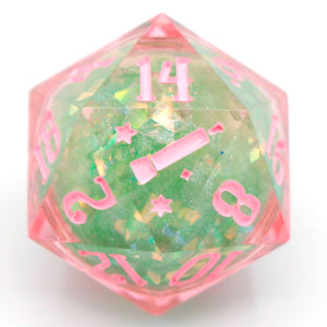 Spring Blossom (liquid core) - 23mm Oversized d20