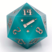 Load image into Gallery viewer, Starlit Sea  - 23mm Oversized d20
