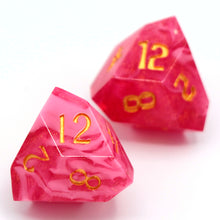 Load image into Gallery viewer, Strawberry Candy - Daggerheart d12 Pair
