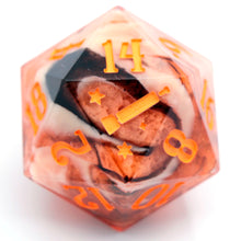 Load image into Gallery viewer, Tiger Stripes - 27mm d20 Chonk
