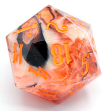 Load image into Gallery viewer, Tiger Stripes - 27mm d20 Chonk
