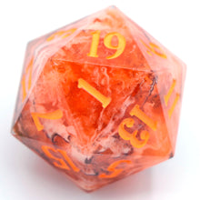Load image into Gallery viewer, Tiger Stripes - 27mm d20 Chonk
