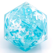 Load image into Gallery viewer, Winter (Liquid Core) - 27mm d20 Chonk
