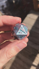 Load and play video in Gallery viewer, Verdigris  - 23mm Oversized d20
