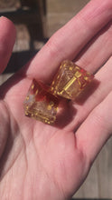Load and play video in Gallery viewer, Golden Fields - Chiral d6 Pair
