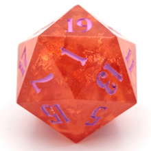 Load image into Gallery viewer, Dazzling Gleam  - 23mm Oversized d20
