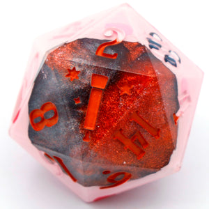 Kirby (mouthful of space dust) - 27mm Chonk d20