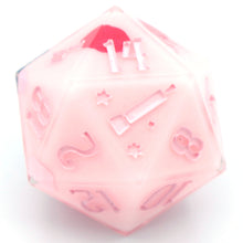 Load image into Gallery viewer, Kirby (swallowing) - 23mm Oversized d20
