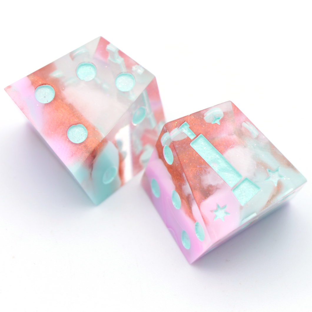 Oberon's Dream (bright variant) - Chiral d6 Pair