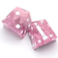 Load image into Gallery viewer, Pink Planet - Chiral d6 Pair
