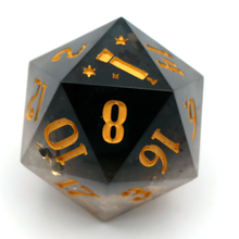 Load image into Gallery viewer, Storm Clouds  - 23mm Oversized d20

