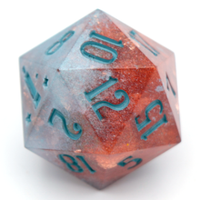 Load image into Gallery viewer, Verdigris  - 23mm Oversized d20

