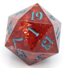 Load image into Gallery viewer, Verdigris  - 23mm Oversized d20
